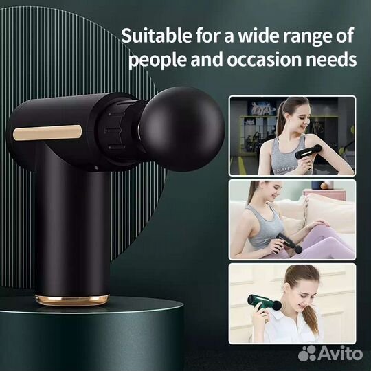 Массажер пистолет ударный перкуссионный