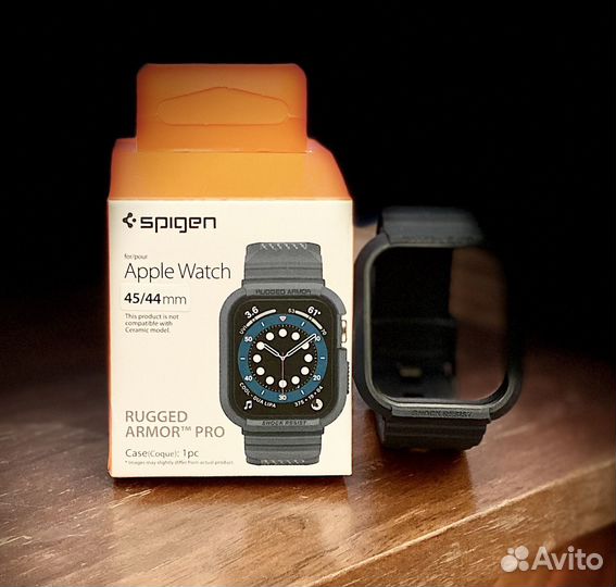 Чехол с ремешком spigen для Apple Watch (45/44 mm)