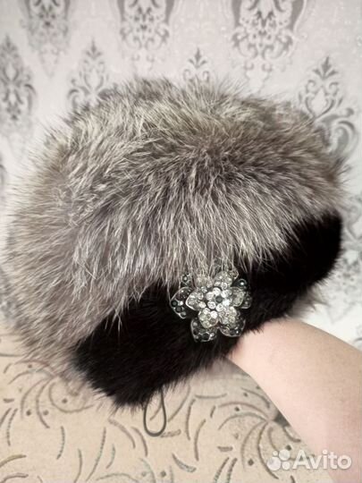 Шапка зимняя меховая женская