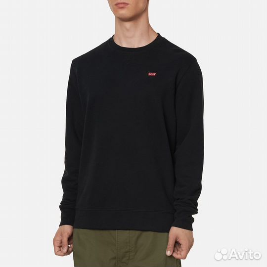 Оригинал levi'S Мужской свитшот плотный, черный