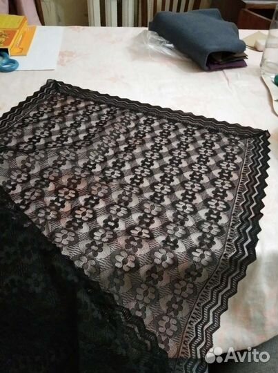 Палантин,воротничёк на коклюшках СССР