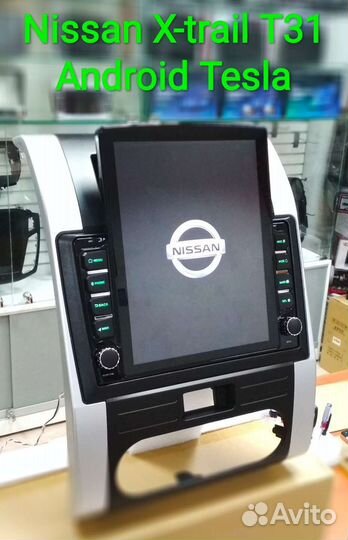 Nissan x-trail t31 магнитола Android Tesla новая