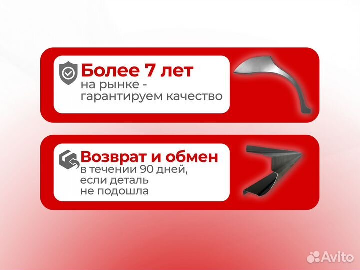 Ремонтные пороги и арки для Honda Тверь