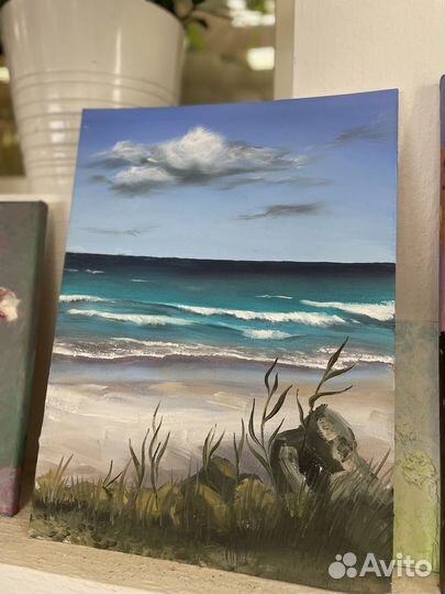 Картина маслом на холсте на картоне 30/40 см