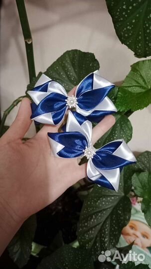 Бантики для волос ручной работы