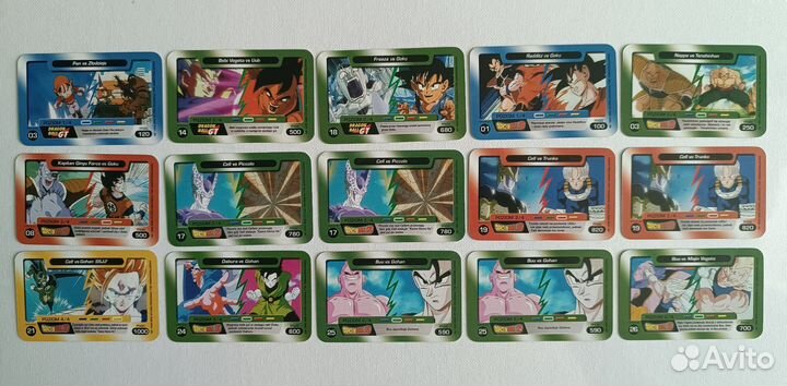 Карточки Dragon Ball (Chio)