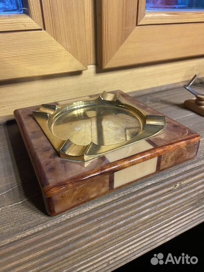 Пепельница бронза