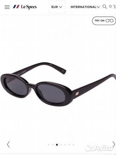 Очки le specs outta love black