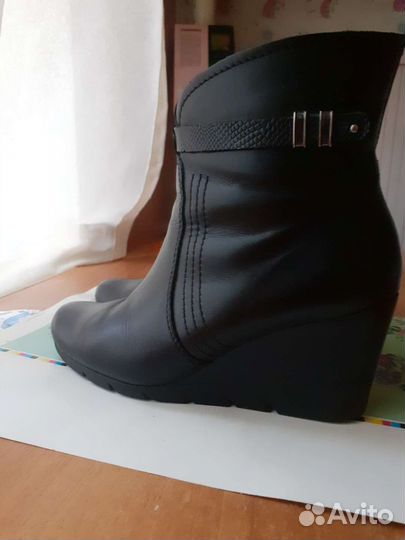 Ботильоны демисезонные натуральная кожа 37р