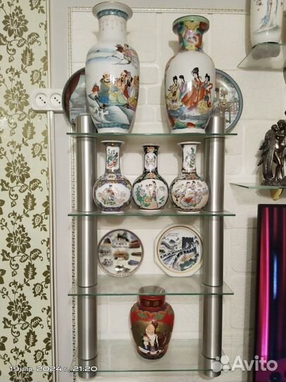 Ваза китайская. Фарфор