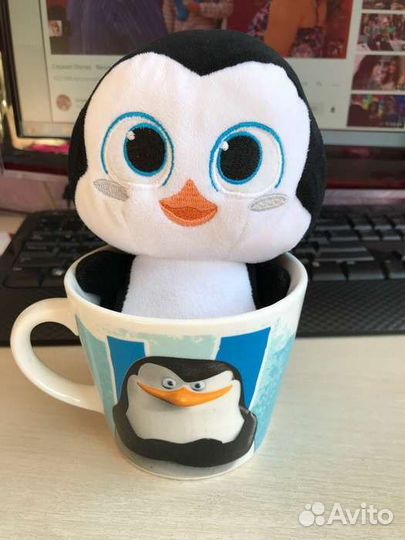 Игрушка в кружке Громгильда, Лев, Панда, Пингвин