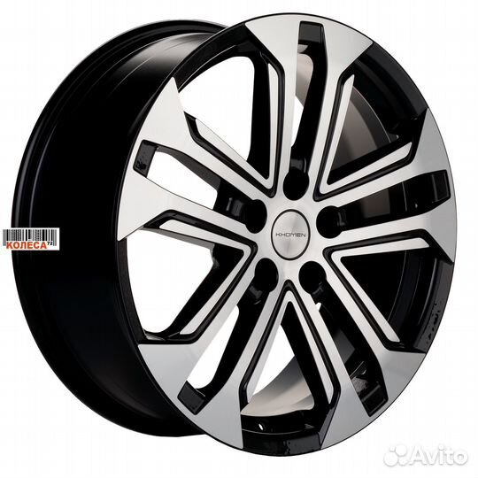 Khomen Wheels KHW1803 7x18 5x108 ET36 Dia65.1 Blac