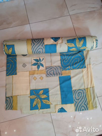 Ткань шторная новая в рулоне. Остаток