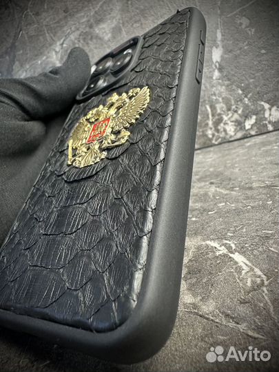 15pro Max чехол Питон Герб России