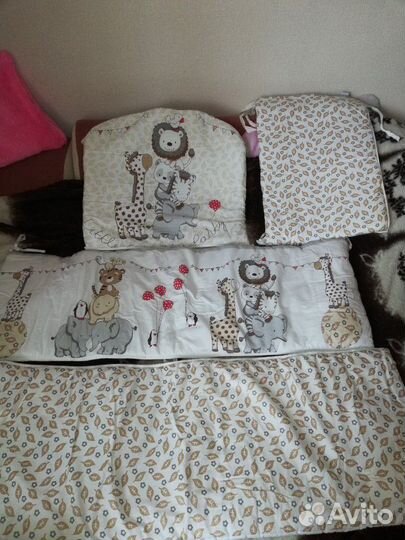 Бортики в детскую кроватку