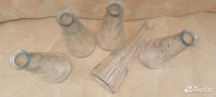 Стеклянные бутылочки. Декор. Икея