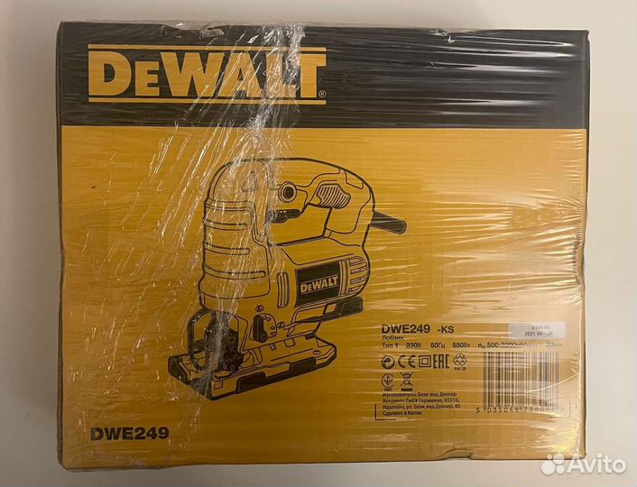 Лобзик Dewalt DWE249