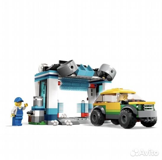 Конструктор lego City Автомойка, 243 детали