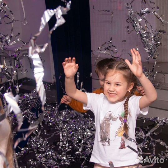 Серебряное шоу на детский праздник