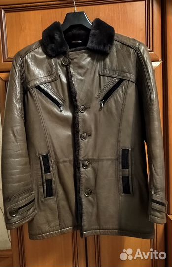 Кожанная куртка/дублёнка натаральная мужская