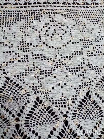 Платок шаль, ажурная