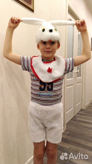 Новогодний костюм Заяц, 3-6 лет