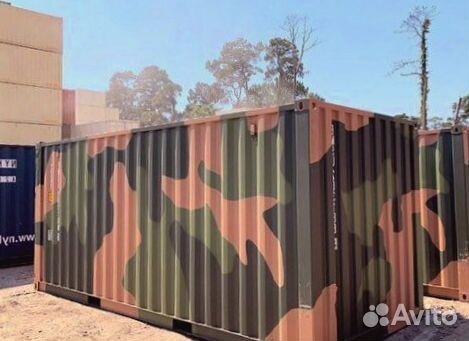 Морской контейнер 20 футов camo