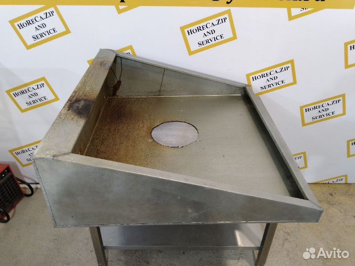 Зонт вытяжной пристенный оцинкованная 100х90х30