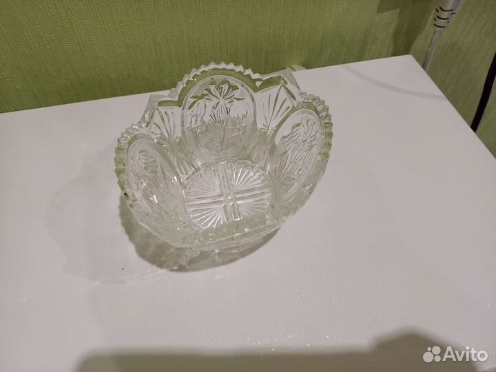 Салатник хрустальный