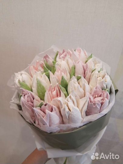 Подарки на день учителя. Зефирные букеты