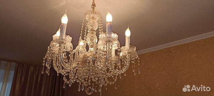 Люстра хрустальная богемия чехия