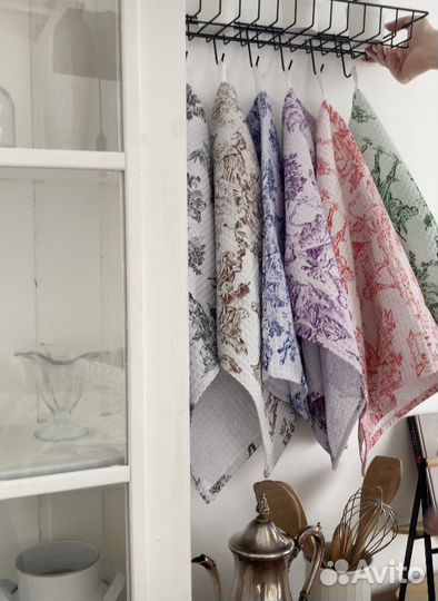 Полотенце кухонное вафельное Туаль де жуи