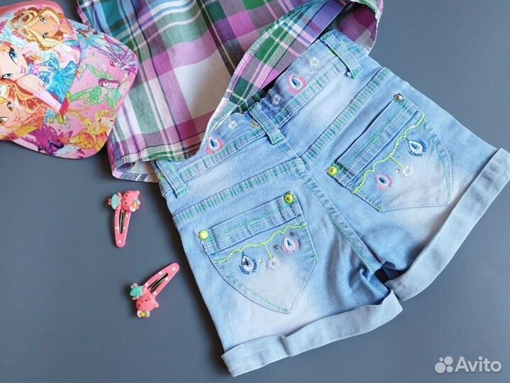 Комплект летний на девочку 104-110
