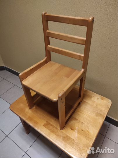 Детский стол и стул растущая парта