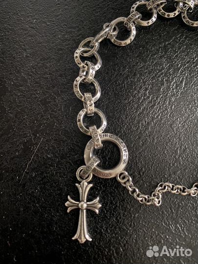 Браслет chrome hearts y2k