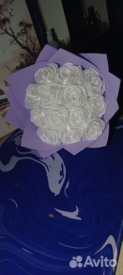 Букет из атласных лент