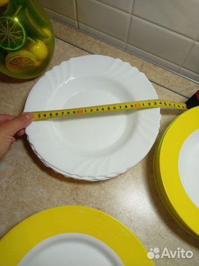 Тарелки обеденные luminarc сервиз 12 ш бз.дефектов