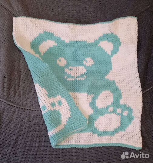 Плед детский плюшевый