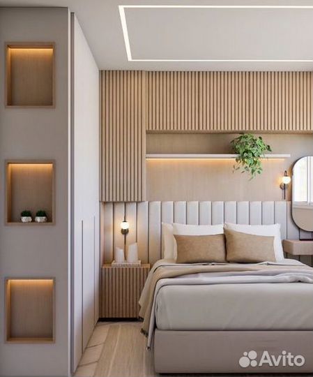 Шкаф над кроватью на заказ