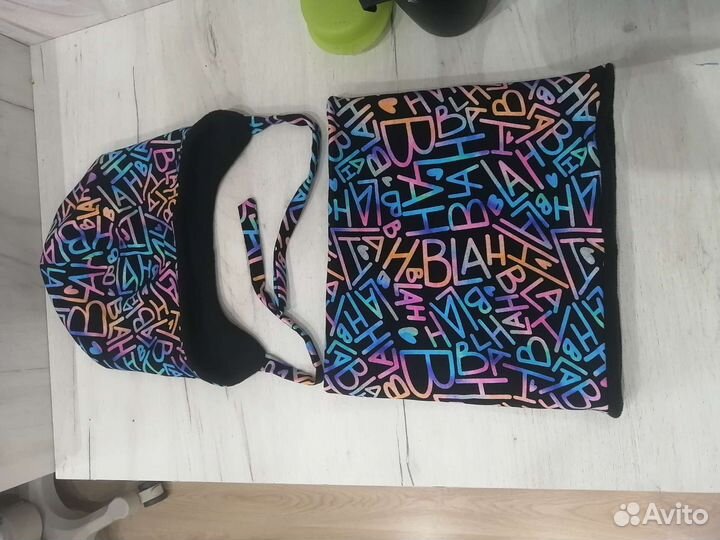 Комплект шапка и снуд