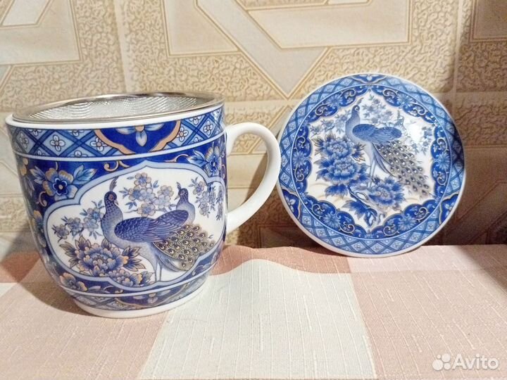 Заварочная кружка с крышкой