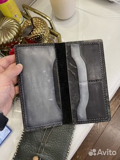 Мужской кошелёк ручной работы