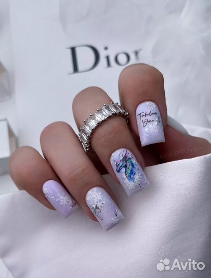 Маникюр наращивание ногтей