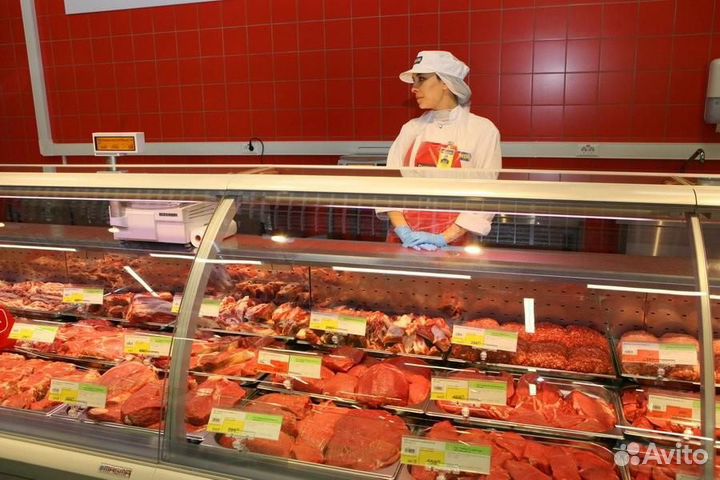 Продавец за витрину