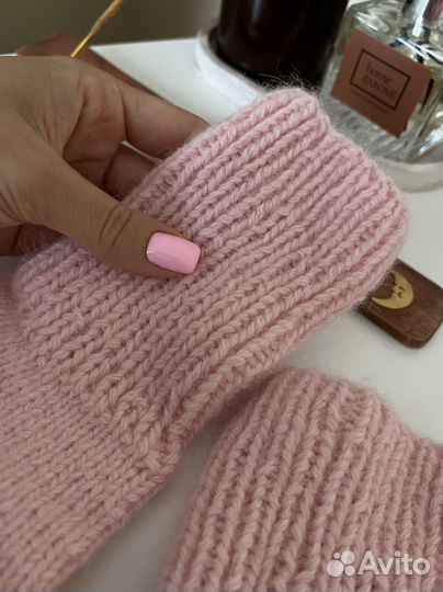 Носки ручной вязки шерстяные