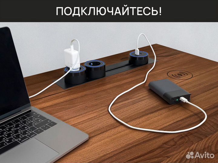 Стол для компьютера в стиле лофт