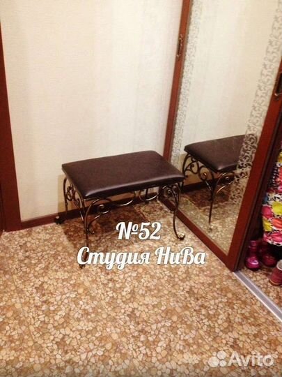 Кованая банкетка № 52