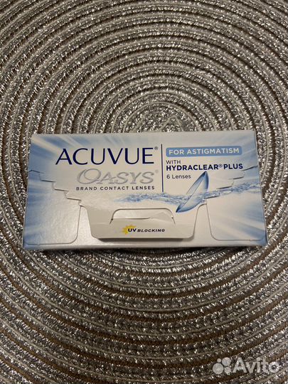 Линзы acuvue oasys for astigmatism