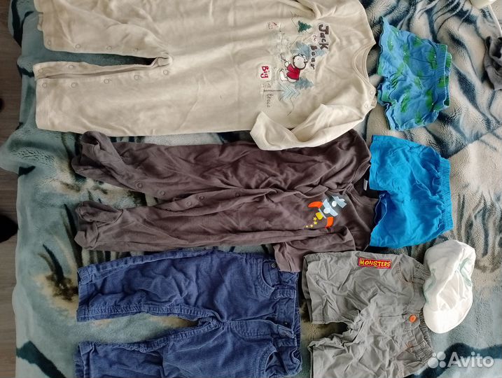 Пакет вещей на мальчика 1-1,5 года