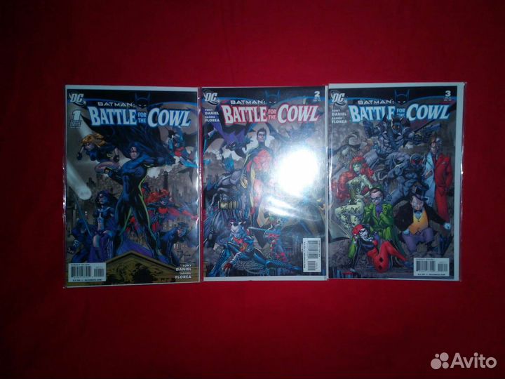 Batman Battle for the cowl #1-3